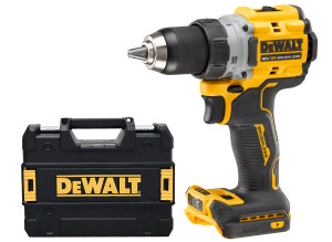 Perceuse visseuse 18 V XR BRUSHLESS (sans batterie ni chargeur) + coffret T-STAK DEWALT DCD800NT-XJ