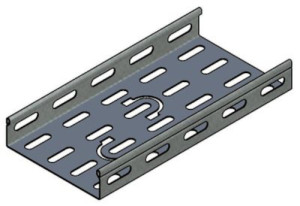 Dalle chemin de câble PSN perforée 3 m 171 x 27 mm NIEDAX 001006