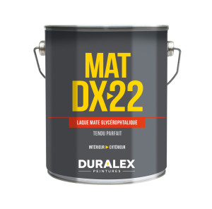 Laque mate glycérophtalique DX 22 blanc 1 L DURALEX 105100207 Blanc