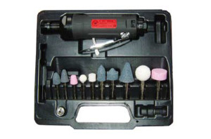 Général Pneumatic Meuleuse droite pneumatique 375 W 22000 RPM avec accessoires en coffret GENERAL PNEUMATIC GP3130BC