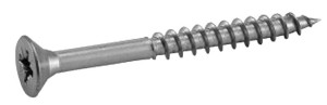 Vis à bois aggloméré tête fraisée pozidrive A2 filetage partiel 6X110/60 boîte de 100 ACTON 623146X110/60