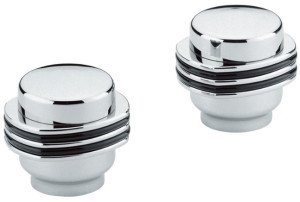 Paire de poignées chrome/noir GROHE 18996000