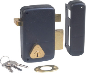 Serrure monopoint vertical tirage droite cylindre de 45 mm CISA 3005033000