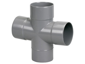 Culotte double parallèle PVC mâle-femelle 90° D100 WAVIN 3025813