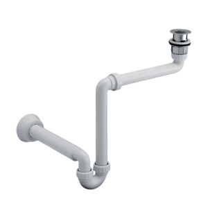 Siphon et bonde pour lavabo PMR PRESTO 60009