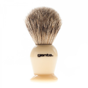 Gents Barberkost Pure Badger Ivory