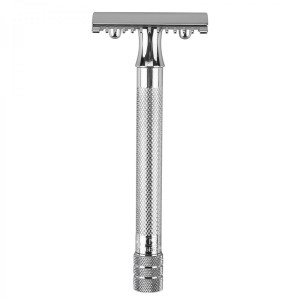 Merkur 25C Open Comb Tradisjonell barberhøvel (Safety Razor) Langt skaft