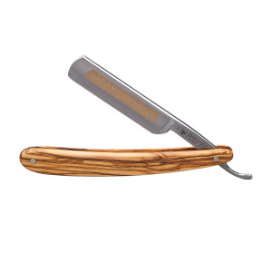 Dovo Barberkniv med skaft i oliventre