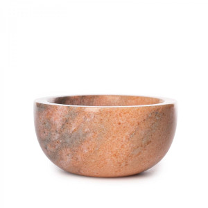QOT Shaving Soap & Cream Bowl Natural Granite Stone