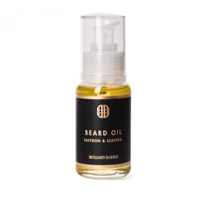Benjamin Barber Skjeggolje 50 ml - Saffron & Leather