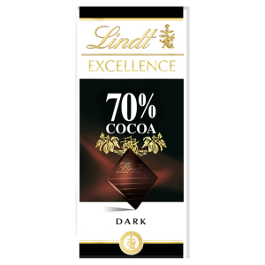 Lindt Excellence czekolada 70% cacao gorzka 100g