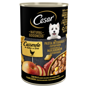 Cesar Natural Goodness z kurczakiem w sosie, mokra karma dla psów (puszka) 400g