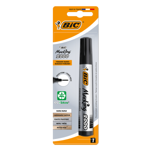 BIC Marker czarny okrągła końcówka 1szt