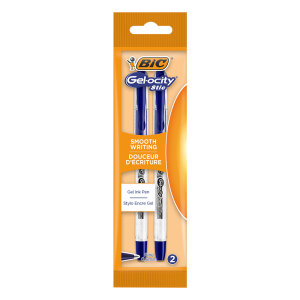 BIC Gel-ocity stic długopis żelowy niebieski 0.5mm 2szt