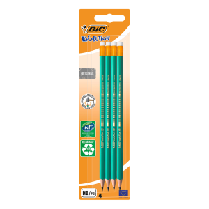 BIC Evolution ołówek z gumką HB 4szt