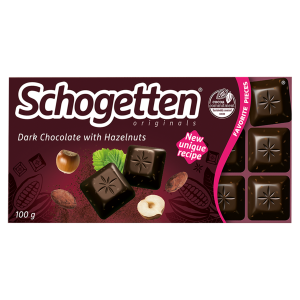 Schogetten czekolada ciemna z prażonymi orzechami 100g
