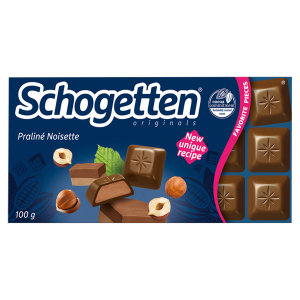 Schogetten czekolada mleczna z nadzieniem nugatowym 100g