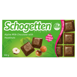 Schogetten czekolada mleczna z orzechami laskowymi 100g