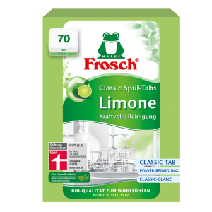 Frosch Limonkowe tabletki do zmywarek classic 70szt