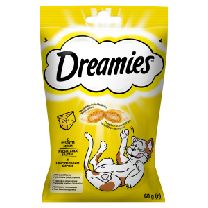 Dreamies z serem, przysmak dla kotów 60g