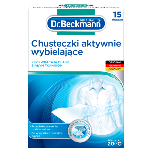 Dr. Beckmann Chusteczki aktywnie wybielające 15 szt.