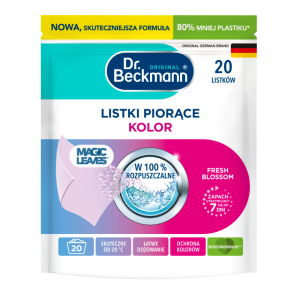 Dr. Beckmann Magic Leaves listki piorące fresh blossom kolor 20szt