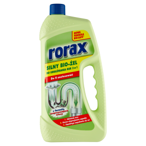 Rorax Silny Bio-Żel do udrażniana rur bez chloru 1l