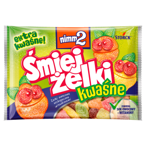 Nimm2 Śmiejżelki żelki kwaśne 100g