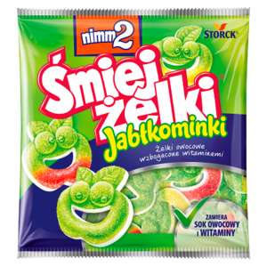 Nimm2 Śmiejżelkii Jabłkominki żelki 90g
