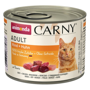 Animonda Carny Adult karma dla kota wołowina kurczak, puszka 200g