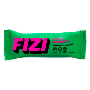 FIZI Baton w polewie czekoladowej z orzechami laskowymi i karmelem 45g