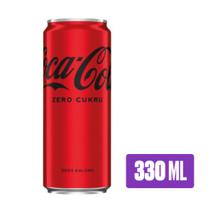 Coca-Cola Zero napój gazowany puszka 330ml