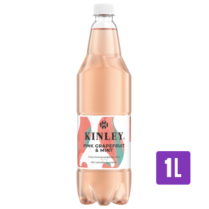 Kinley Pink Grapefruit & Mint napój gazowany 1l