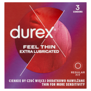 Durex Elite prezerwatywy dodatkowo nawilżane 3 szt.