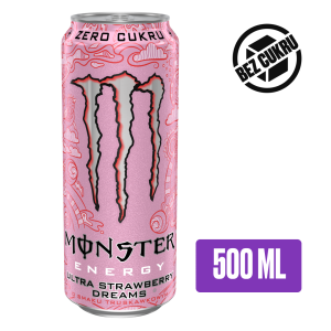 Monster Energy Ultra Strawberry Dreams gazowany napój energetyczny 500ml