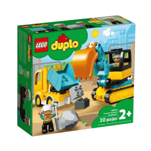 LEGO DUPLO Ciężarówka i koparka gąsienicowa