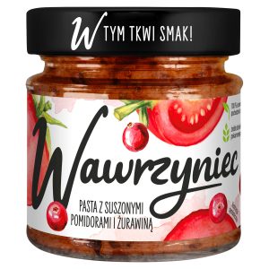 Wawrzyniec pasta z suszonymi pomidorami i żurawiną 180g