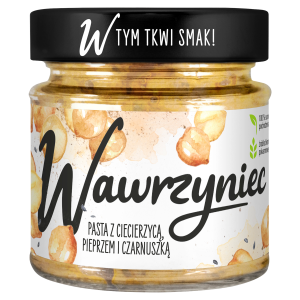 Wawrzyniec pasta z ciecierzycą pieprzem i czarnuszką 180g