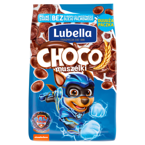 LUBELLA Mlekołaki płatki 500g muszelki czekoladowe