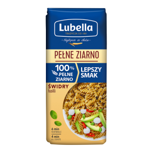 Lubella pełne ziarno makaron świdry 400g