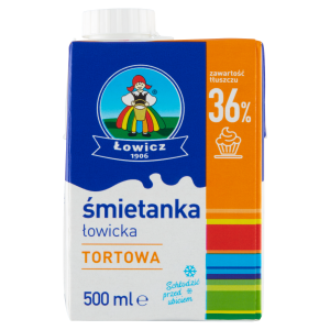 Śmietanka UHT ŁOWICZ 36% 0,5l