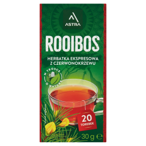 Astra Herbata expresowa Rooibos czerwonokrzew 20 torebek