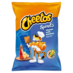 Cheetos Spirals chrupki kukurydziane o smaku serowo-ketchupowym 80g