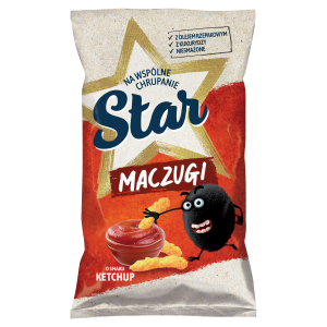 Star Maczugi chrupki o smaku ketchupowym 80g