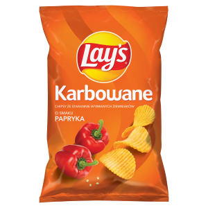 Lay's Max karbowane o smaku papryki 120 g