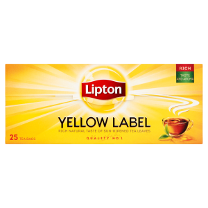 Lipton Yellow Label herbata czarna 25 torebek 50g
