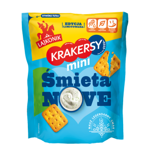 Lajkonik Mini Krakersy Śmietanove 100g