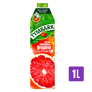 Tymbark nektar Czerwony Grejpfrut 1l
