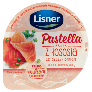 Lisner pasta z łososia ze szczypiorkiem 80g
