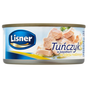 Lisner Tuńczyk w kawałkach w oleju roślinnym 170g